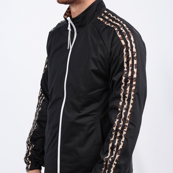 adidas jacket leopard